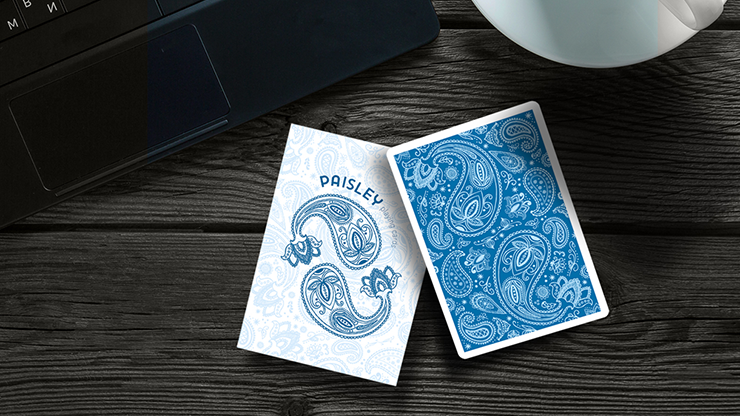 Limited Edition Paisley (French Blue) Playing Cards