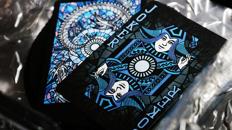 Bicycle Stained Glass Leviathan Playing Cards (Rare)