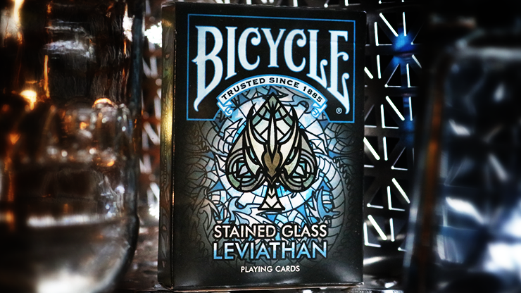 Naipes Leviatán con vidrieras de bicicleta