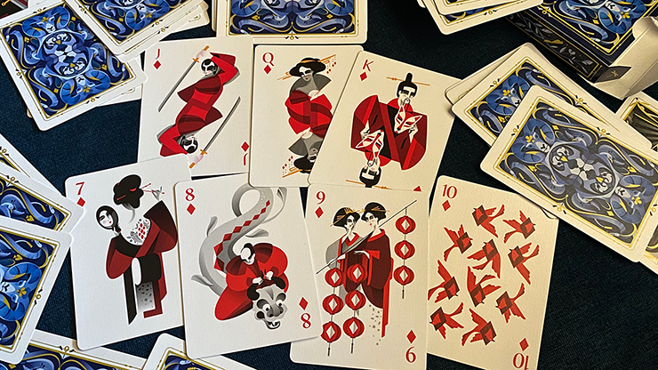 5th Kingdom Semi-Transformation (Player Edition Gilded Blue 2 Way) Playing Cards