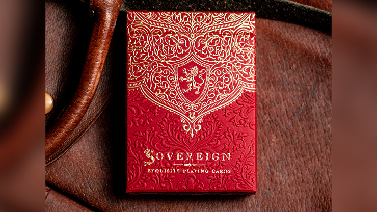 Sovereign STD Red Playing Cards by Jody Eklund