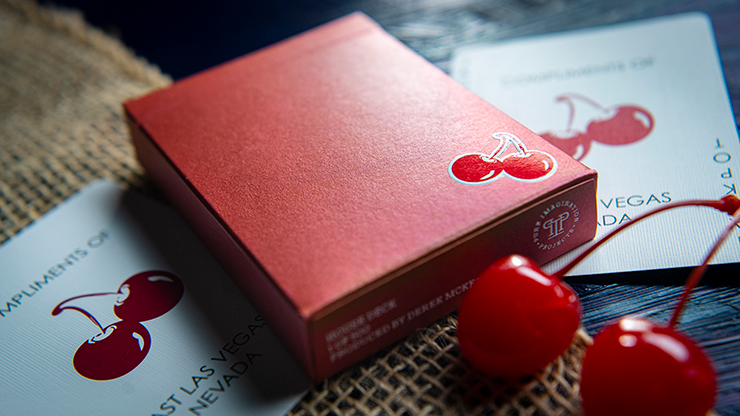 Naipes Cherry Casino House Deck (Reno Red) de Pure Imagination Projects