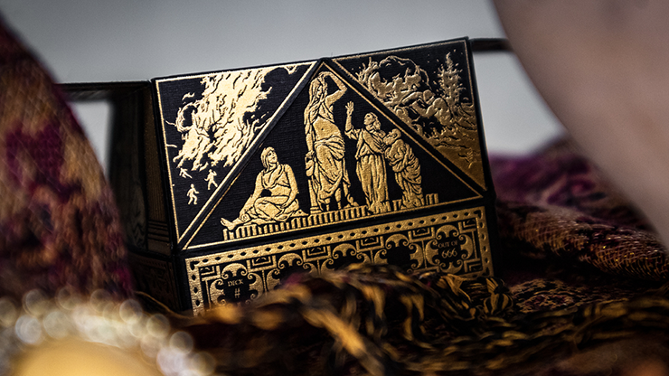 Gilded Limited Edition 2020 National Playing Card Deck Pandoras Box (Blue dot side) (Destruction) by Seasons Playing Card