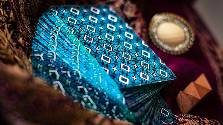 Gilded Limited Edition 2020 National Playing Card Deck Pandoras Box (Blue dot side) (Destruction) by Seasons Playing Card