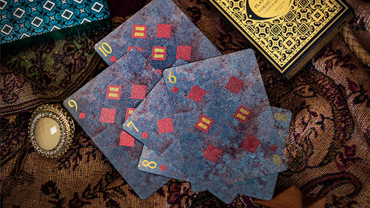 Gilded Limited Edition 2020 National Playing Card Deck Pandoras Box (Blue dot side) (Destruction) by Seasons Playing Card