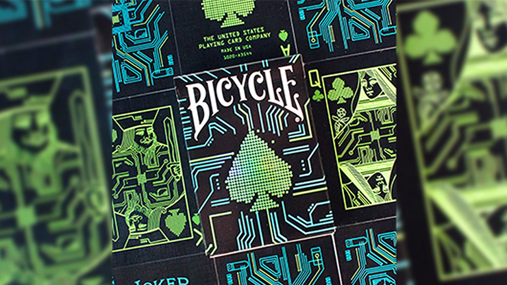 Naipes de modo oscuro de bicicleta