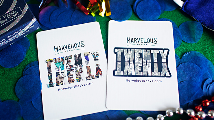 Marvelous Red Twenty Twenty Playing Cards