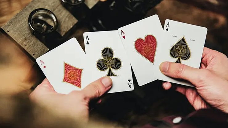 Card College The Deluxe Elegant Box Set Gilded (White) by Roberto Giobbi and TCC Presents