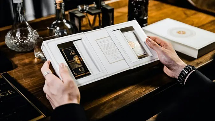 Card College The Deluxe Elegant Box Set Gilded (White) by Roberto Giobbi and TCC Presents