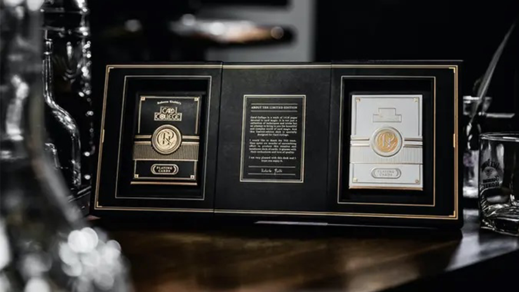 Card College The Deluxe Elegant Box Set Gilded (Black) by Roberto Giobbi and TCC Presents