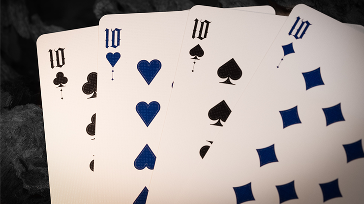 Naipes UV Deal with the Devil (azul cobalto) de Darkside Playing Card Co