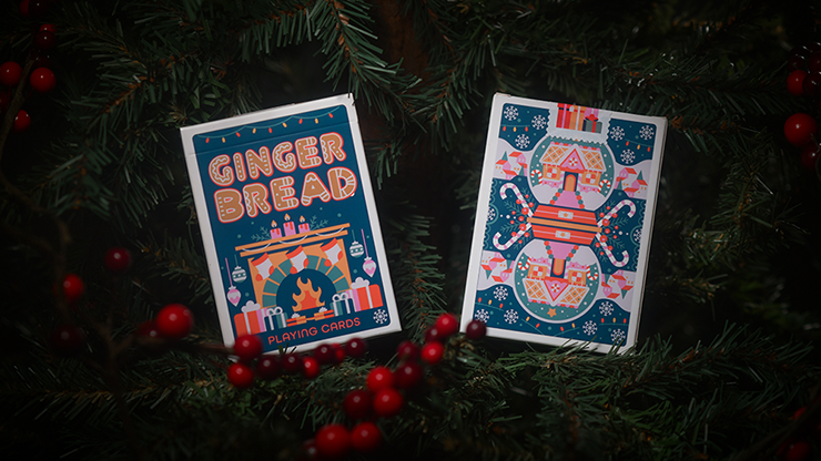 Gingerbread Christmas Playing Cards