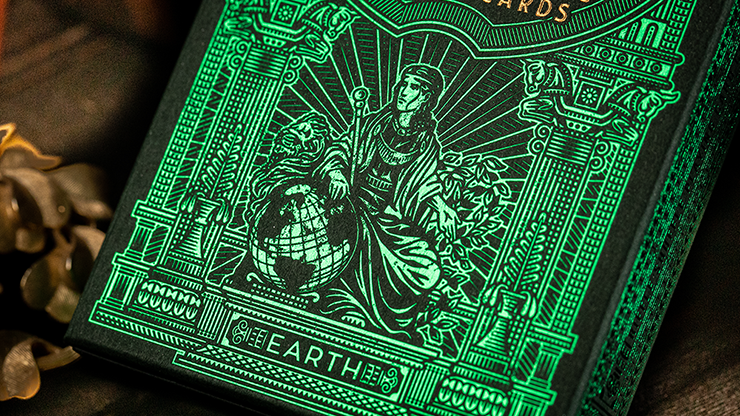 El gran creador: Naipes Earth Edition de Riffle Shuffle