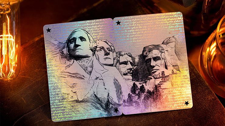 Naipes holográficos de curso legal de Kings Wild