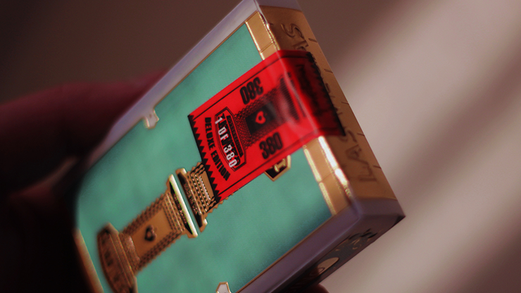 Naipes Gemini Casino (Edición Deluxe) Turquesa de Gemini