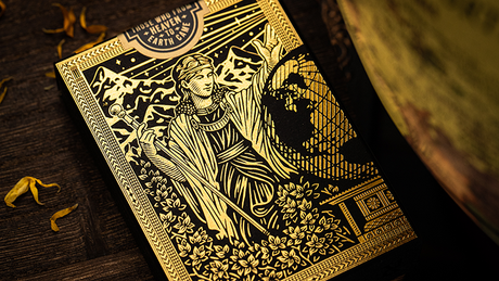 Naipes The Great Creator: Earth (Gold Foil) Edition de Riffle Shuffle