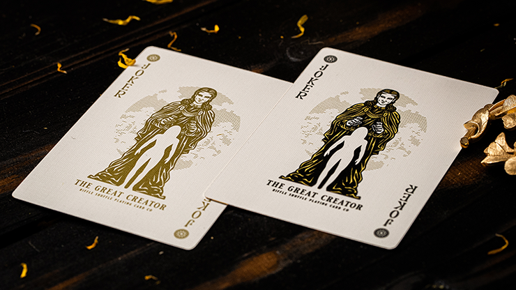 Naipes The Great Creator: Earth (Gold Foil) Edition de Riffle Shuffle