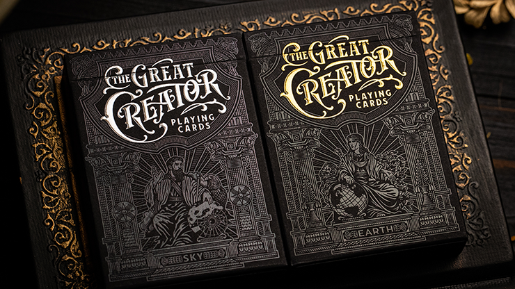 Naipes The Great Creator: Earth (Gold Foil) Edition de Riffle Shuffle