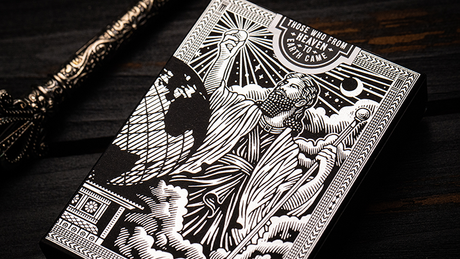 Naipes The Great Creator: Sky (Silver Foil) Edition de Riffle Shuffle