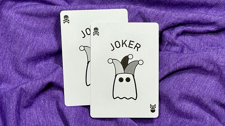Bicycle Boo Back Playing Cards (Grey)