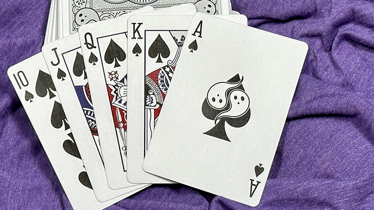 Bicycle Boo Back Playing Cards (Grey)