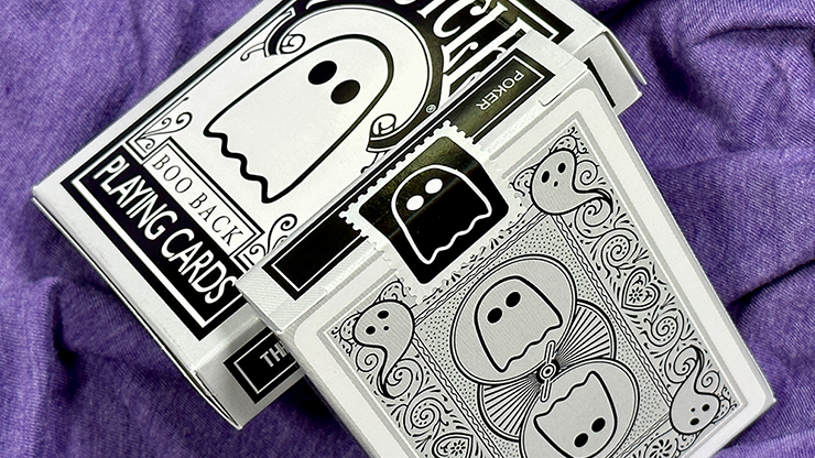 Bicycle Boo Back Playing Cards (Grey)