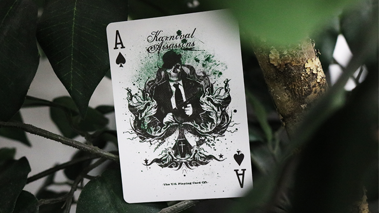Baraja Karnival Assassin (verde) de Big Blind Media