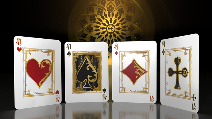 Naipes Secrets of the Key Master (con cajón de lámina holográfica) de Handlordz