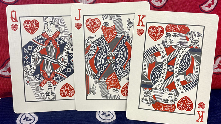 Pañuelo de bicicleta (azul) Naipes