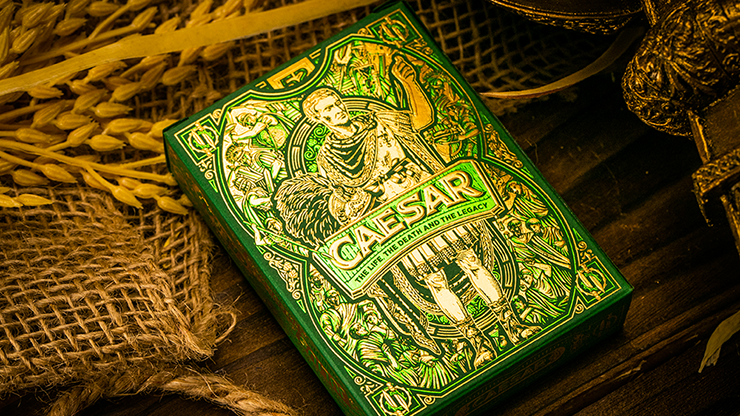 Naipes César (verde) de Riffle Shuffle