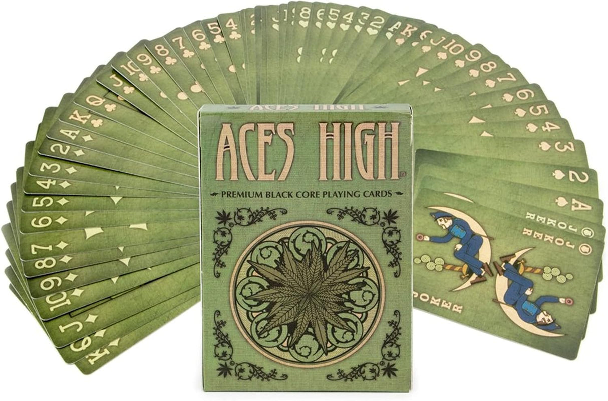 Aces High Premium Naipes Verdes