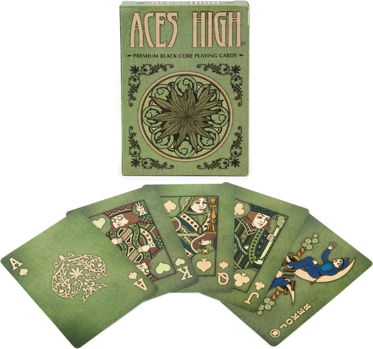 Aces High Premium Naipes Verdes
