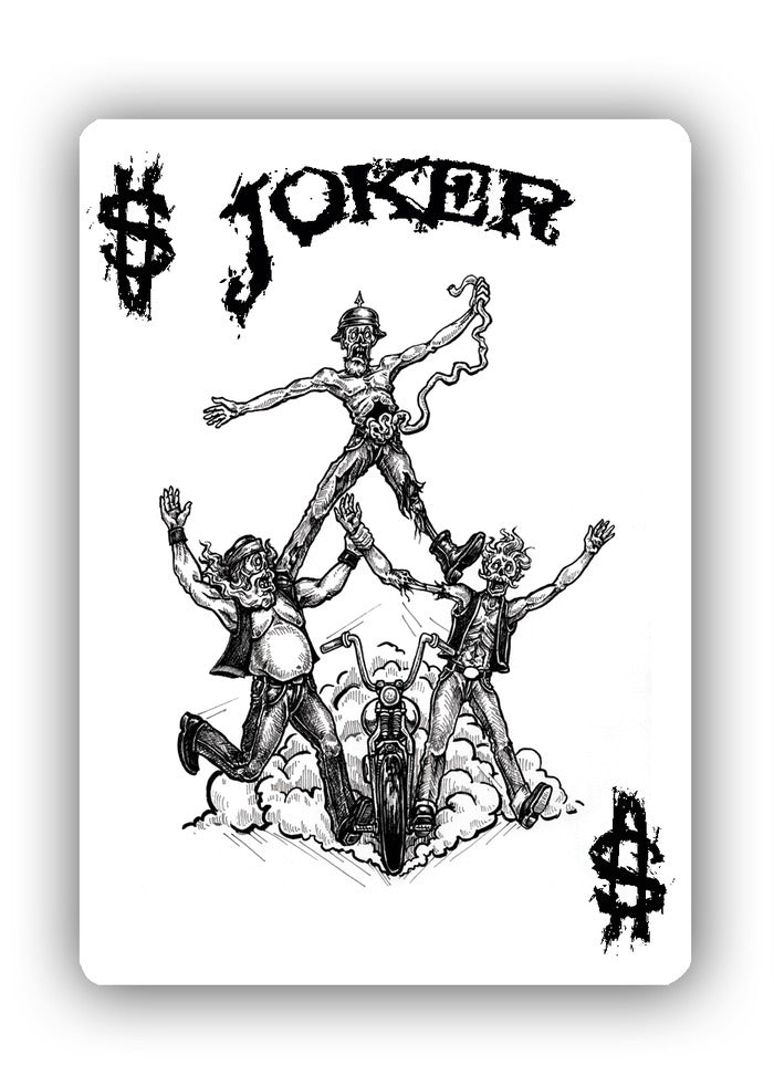 Bicycle Zombie Riders Playing Cards