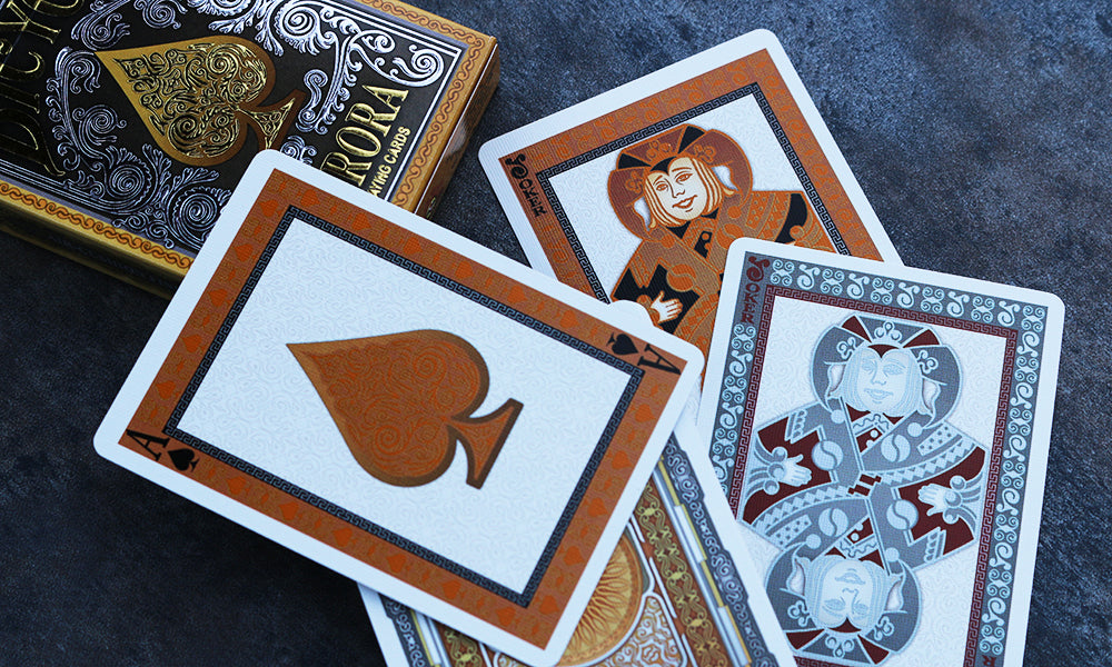 Naipes Bicycle Aurora (versión foil) de Collectable Playing Cards