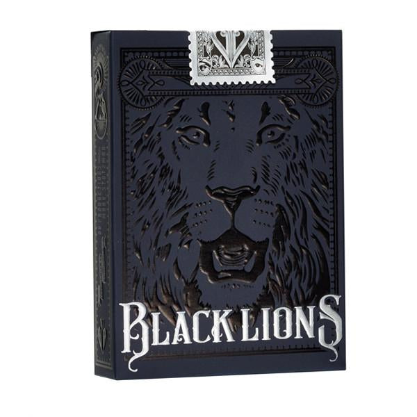 Black Lions Playing Cards