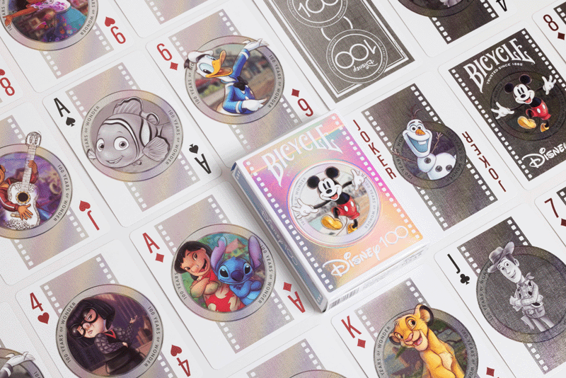 Bicycle Disney Limited Edition 100 Year Anniversary Playing Cards - Holographic