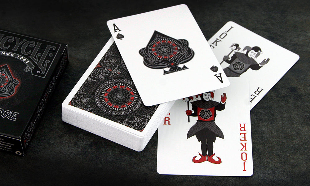 Naipes Bicycle de edición limitada Black Rose de Collectable Playing Cards