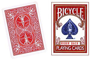 Bicycle Rider Back Playing Cards Poker (Red)