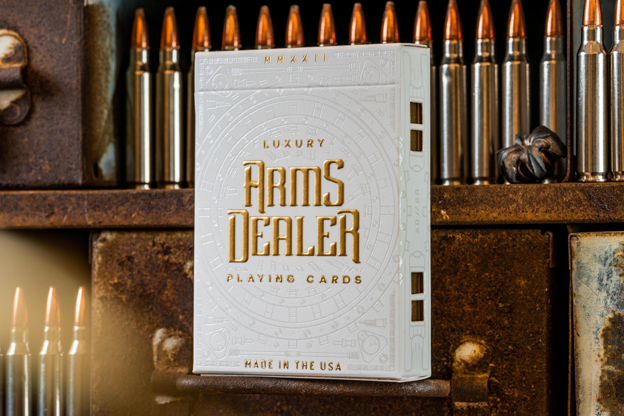 Arms Dealer Naipes dorados de lujo Edición limitada