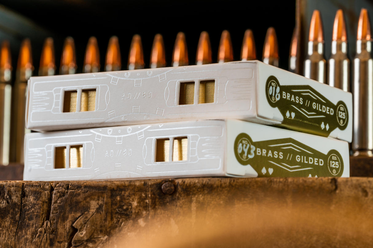 Arms Dealer Naipes dorados de lujo Edición limitada