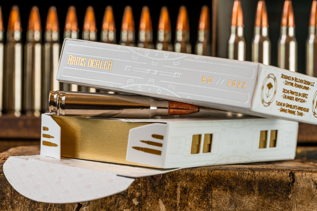 Arms Dealer Naipes dorados de lujo Edición limitada