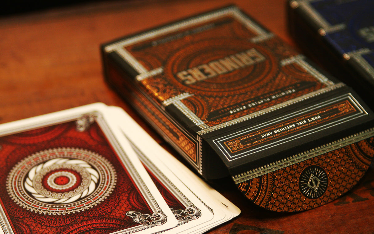 GRINDERS Copper Playing Cards