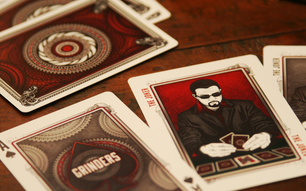 GRINDERS Copper Playing Cards