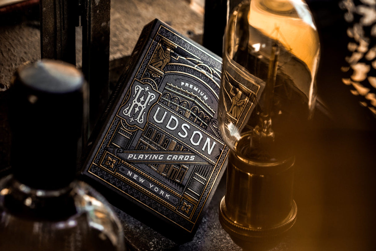 Black Hudson Playing Cards by Theory 11