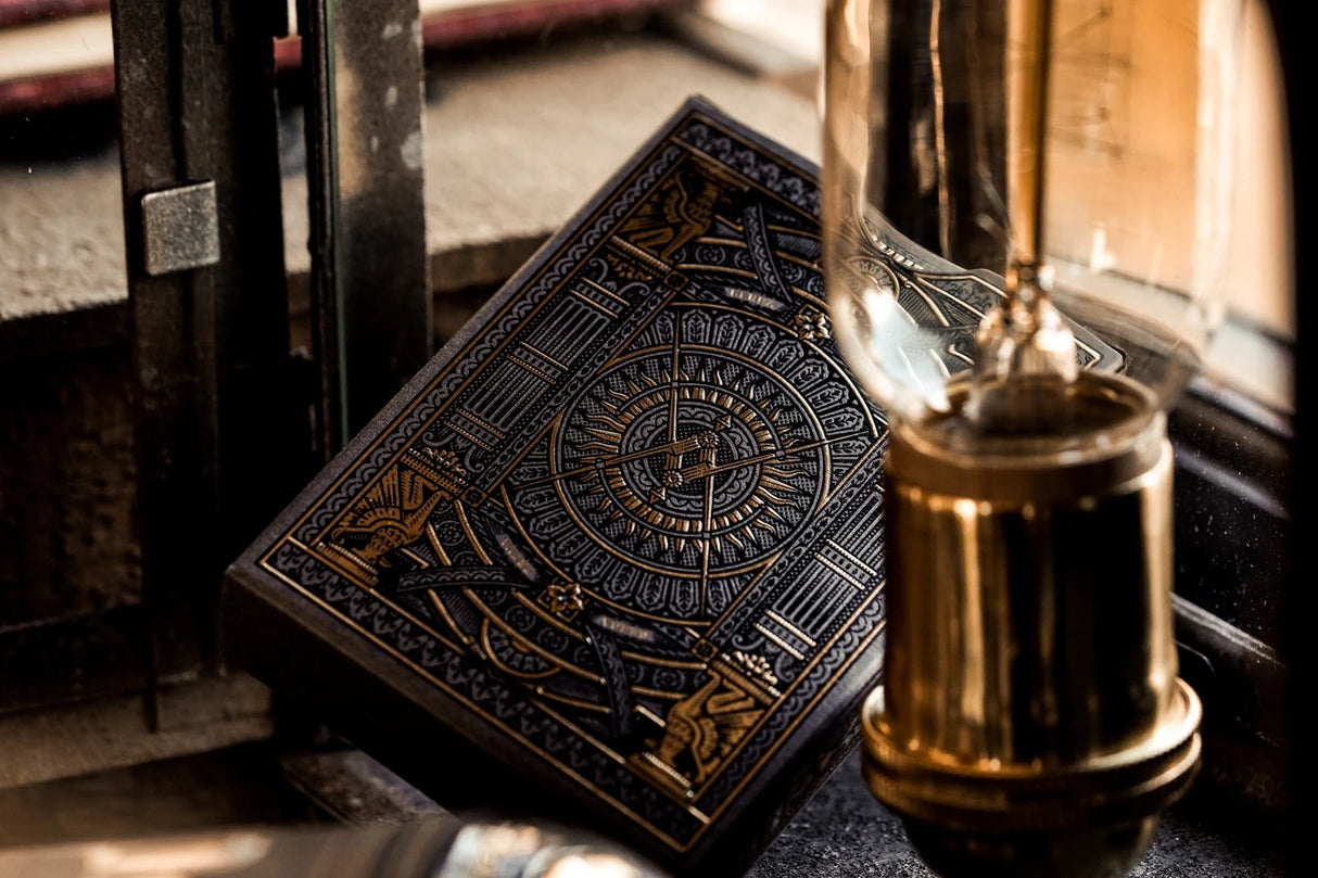 Black Hudson Playing Cards by Theory 11