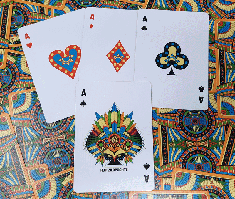 Bicycle Huitzilopochtli Playing Cards (1000 Deck Club)