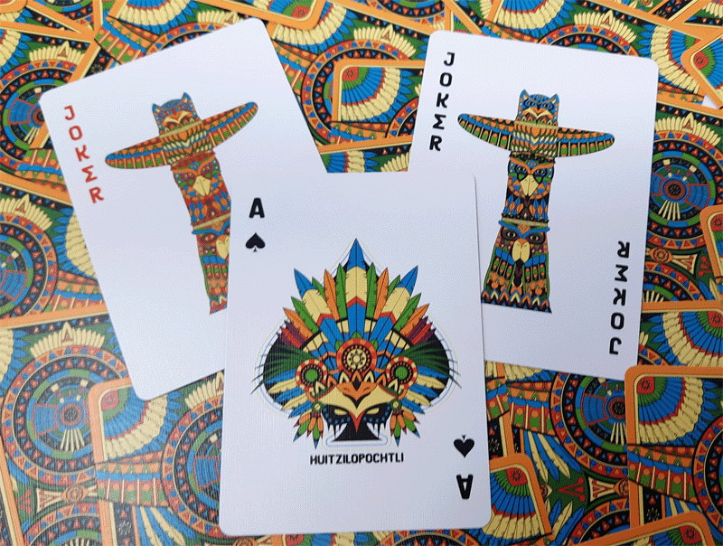 Bicycle Huitzilopochtli Playing Cards (1000 Deck Club)