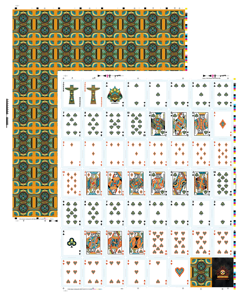 Bicycle Huitzilopochtli Uncut Sheet