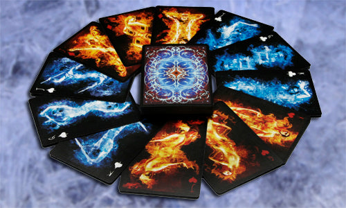 Naipes Bicycle Pyromaniac de edición limitada Fire & Ice de Collectable Playing Cards