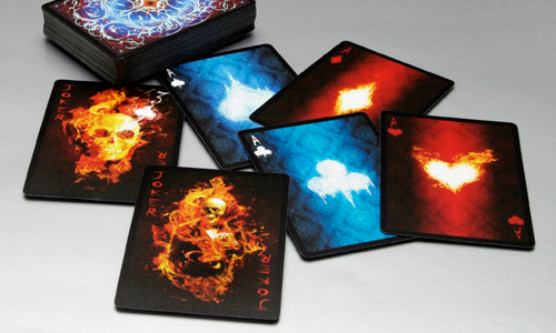 Naipes Bicycle Pyromaniac de edición limitada Fire & Ice de Collectable Playing Cards